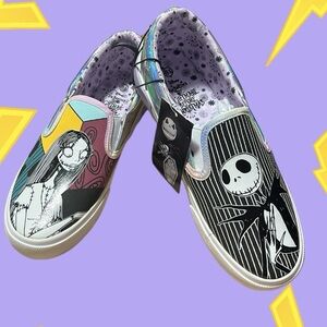 Disney Nightmare Before Christmas Women’sa Slip-Ons - Size W 7.5/ M 6